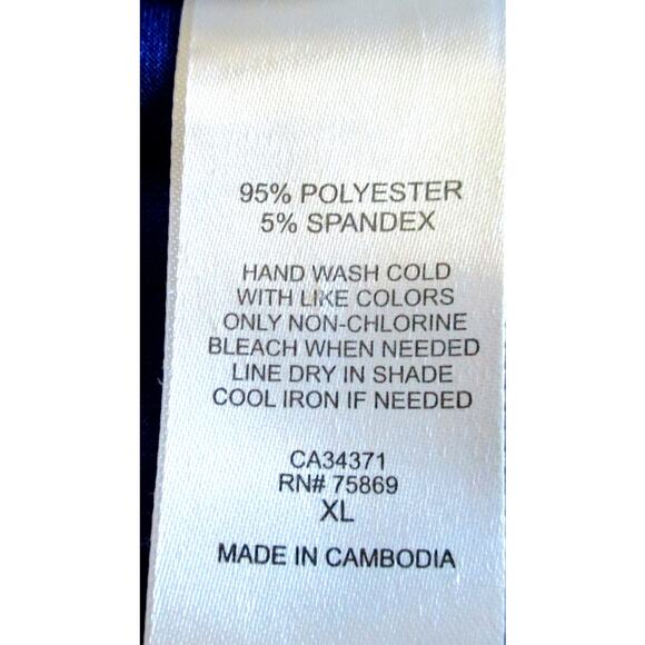 Wear Abouts Women's Blue Sleeveless Stretch Pull Over Dress Size XL - Picture 9 of 9